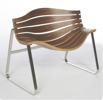 Streamlined chair