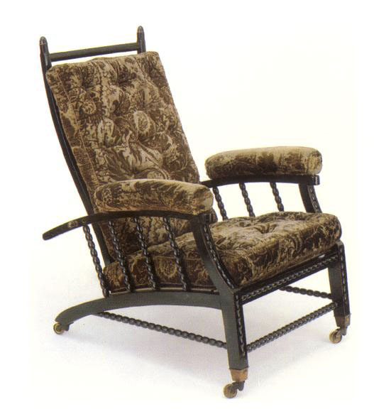 A William Morris design lounge chair recreation